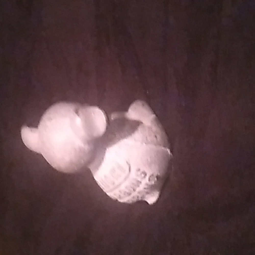 Vintage Cast Iron "Bucki Carbons Ribbons" Gray Advertising Puppy (S1) - Picture 4 of 8